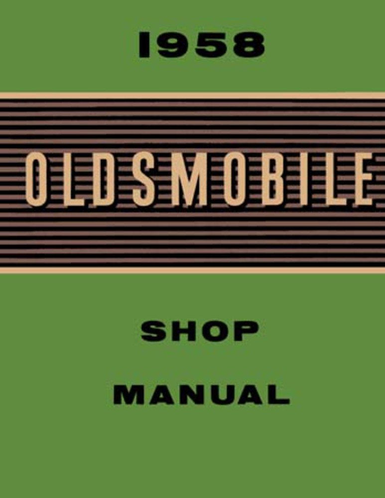 bishko automotive literature 1958 Oldsmobile 98 Super 88 Fiesta Shop Service Repair Manual Book Engine Wiring