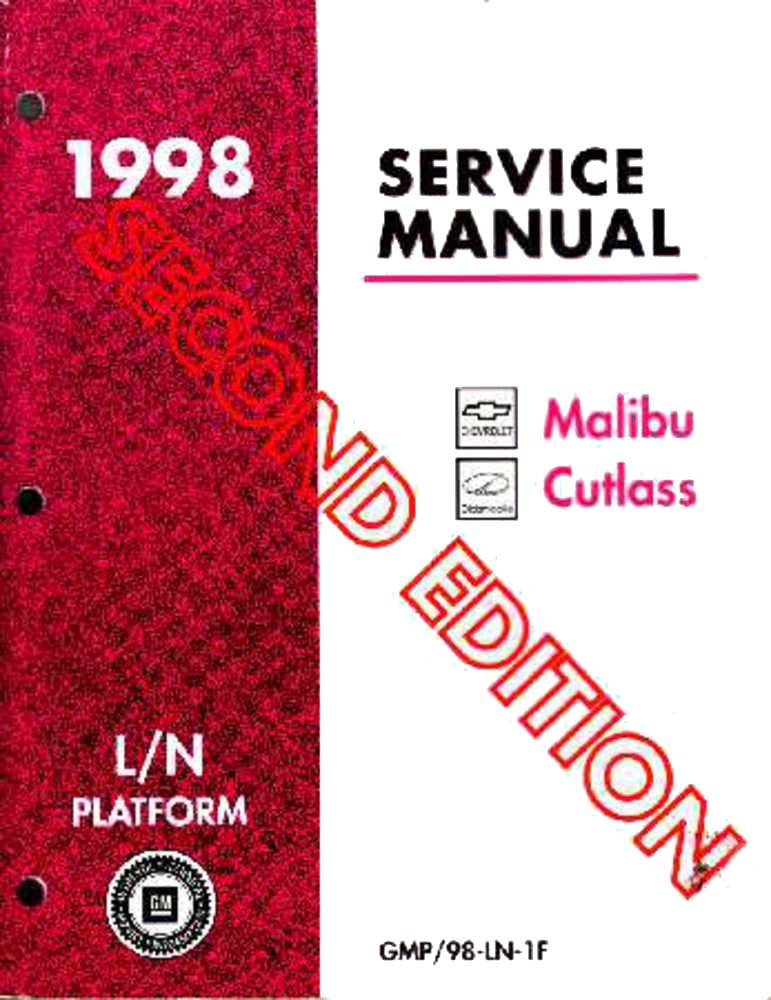 bishko automotive literature 1998 Malibu Cutlass Shop Service Repair Manual Book Engine Drivetrain Electrical