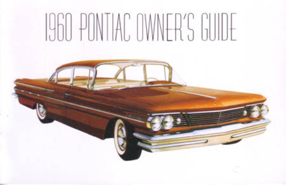 bishko automotive literature 1960 Pontiac Owners Manual User Guide Reference Operator Book Fuses Fluids