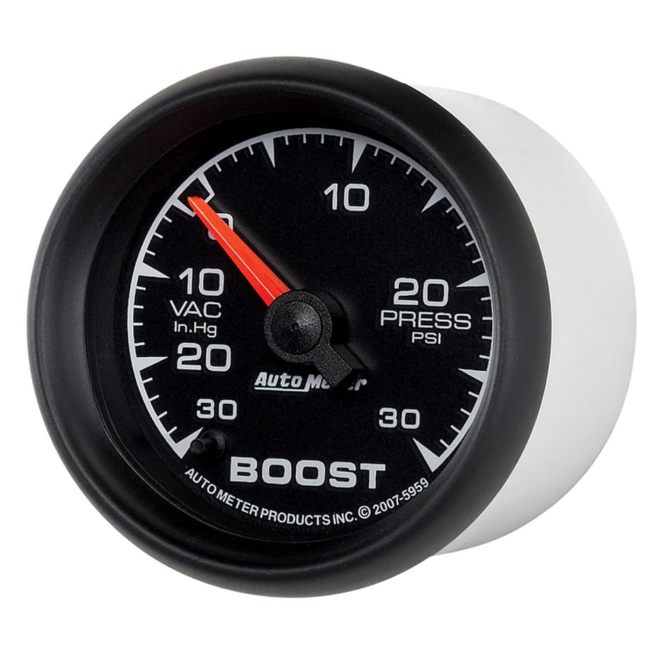 Auto Meter 5959 ES 2-1/16 30 in. Hg/30 PSI Full Sweep Electric Vacuum/Boost Gauge