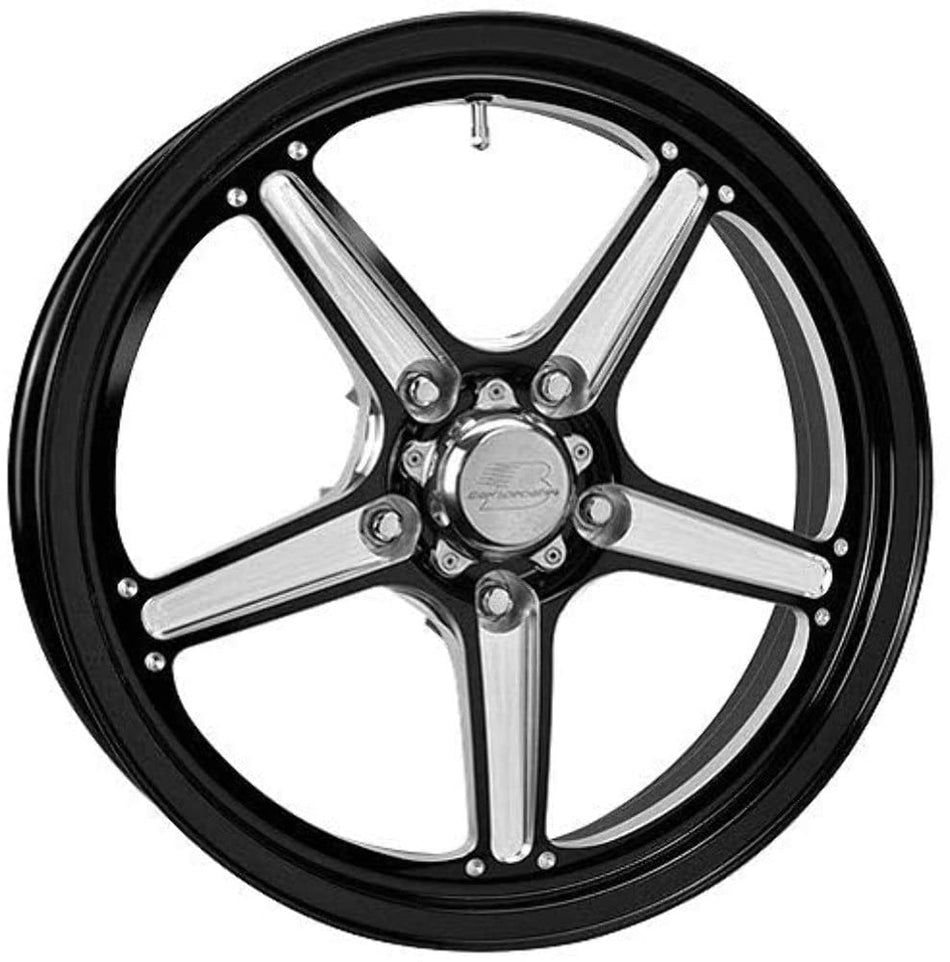 Billet Specialties RSFB37456127 Street Lite Black Wheel Size: 17 x 4.5 Rear Spac