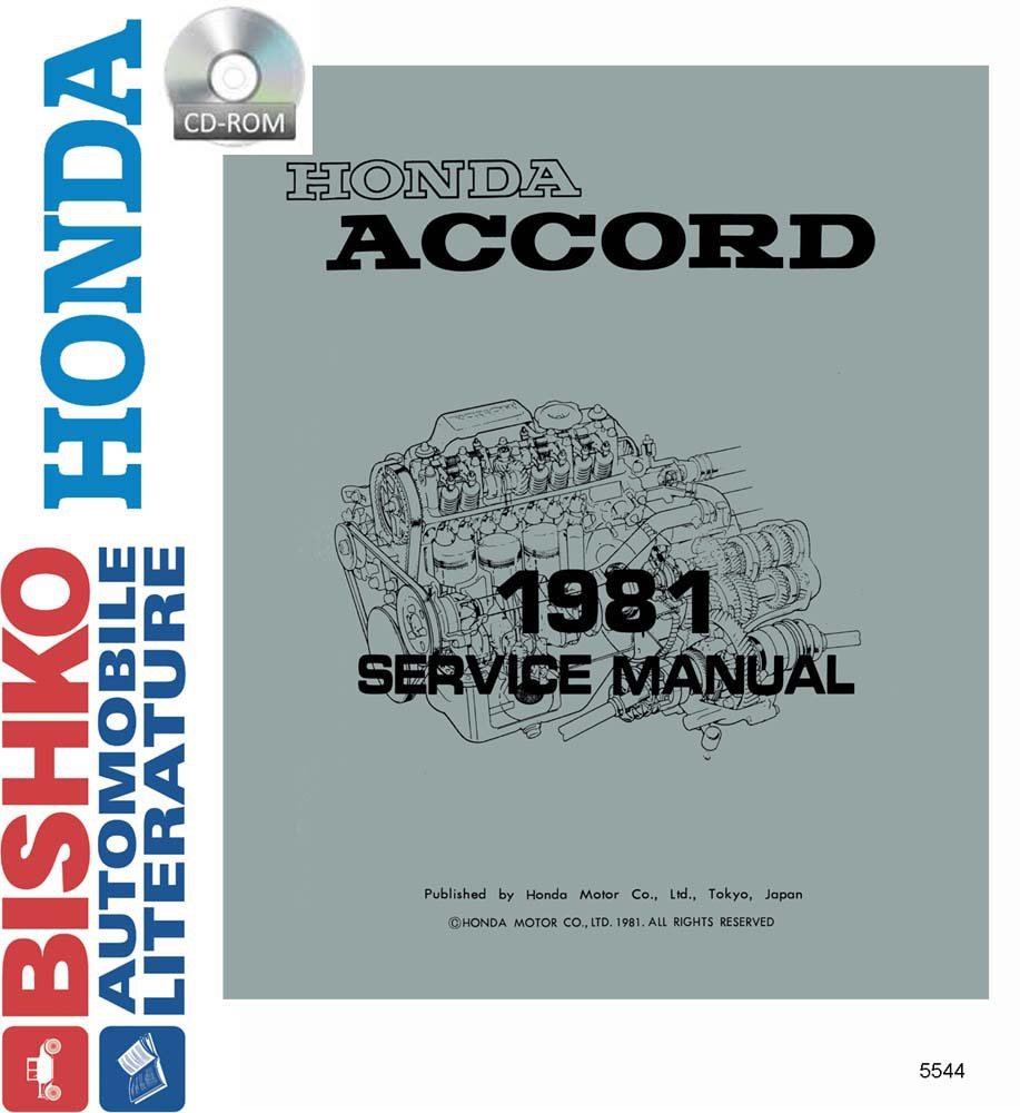 bishko automotive literature - Shop Service Repair Manual CD Engine Drivetrain Wiring OEM for The 1981 Honda Accord
