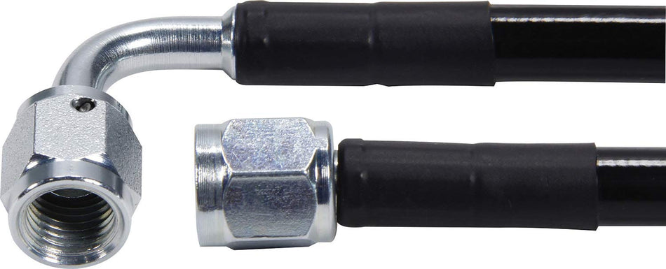 Allstar Coated Braided Line 24in #3Hose -3Str/-3 90 Steel