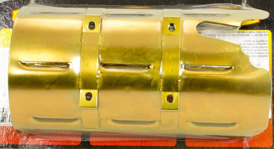 Milodon 32245 Gold Zinc Plated Louver Designed Windage Tray for Oldsmobile 400/425/455