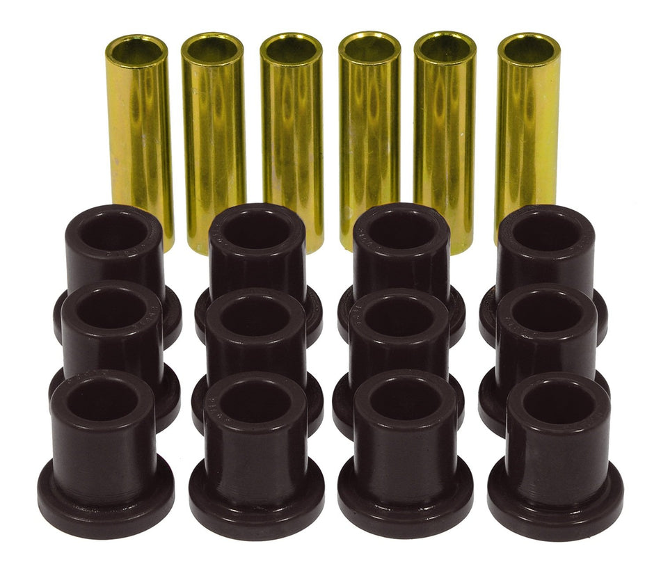 Prothane 6-1001-BL Black Rear Spring Eye and Shackle Bushing Kit