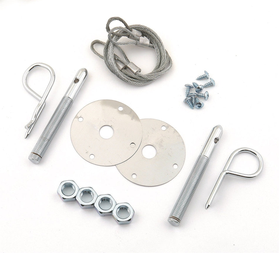 Mr. Gasket 1616 Competition Hood Pin Kit Safety Pin - Set of 2