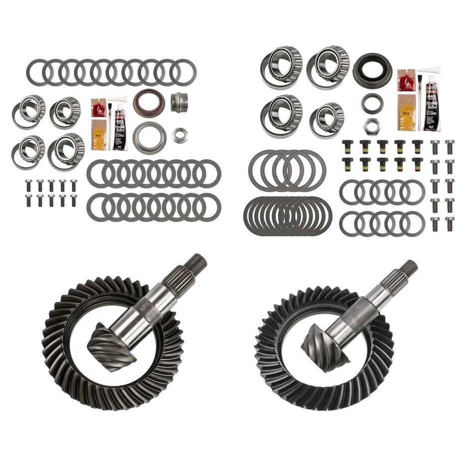 EXCEL XLK-5001 Differential Ring And Pinion For Dana 30 Front And Dana 44 Rear - Ring And Pinions Including Timken Bearing Kits; For JK