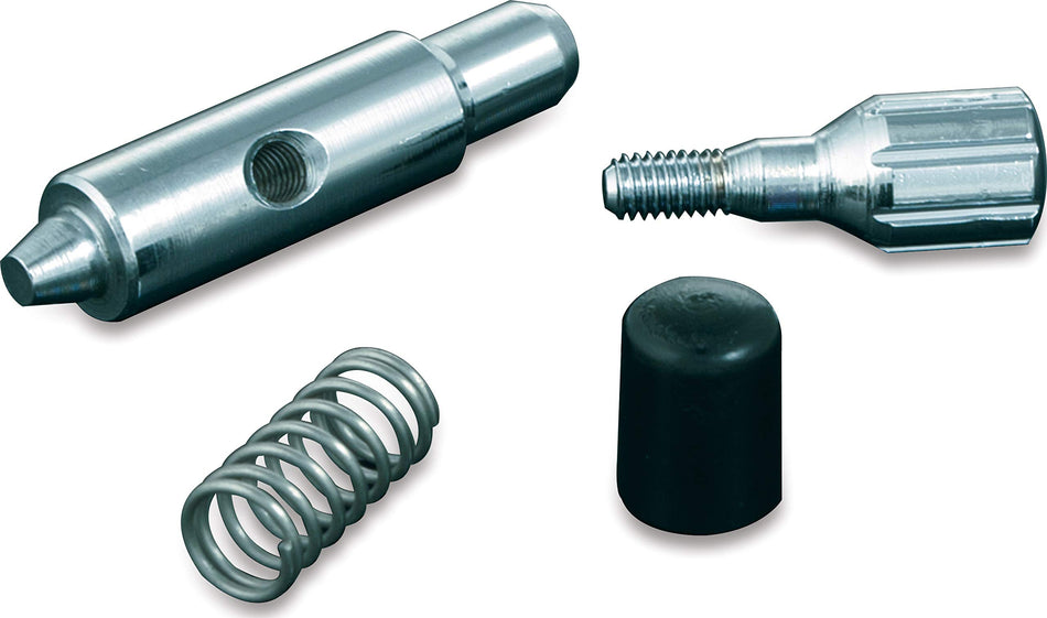 Kuryakyn 7882 Motorcycle Foot Control Component: Replacement Pin, Spring, and Knob Kit for Adjustable Passenger Pegs