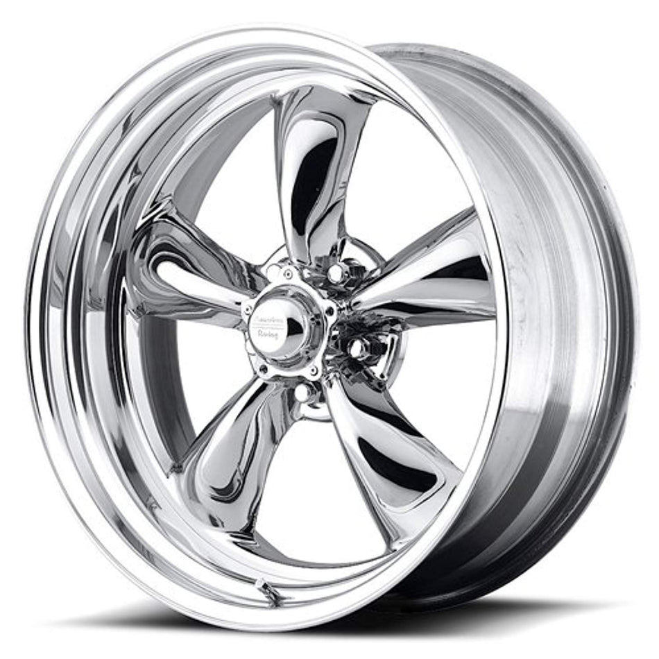 VN405 TORQ THRUST II CUSTOM 18x8, Bolt Pattern: 5x4.75/, Offset: 8, POLISHED, set of 1
