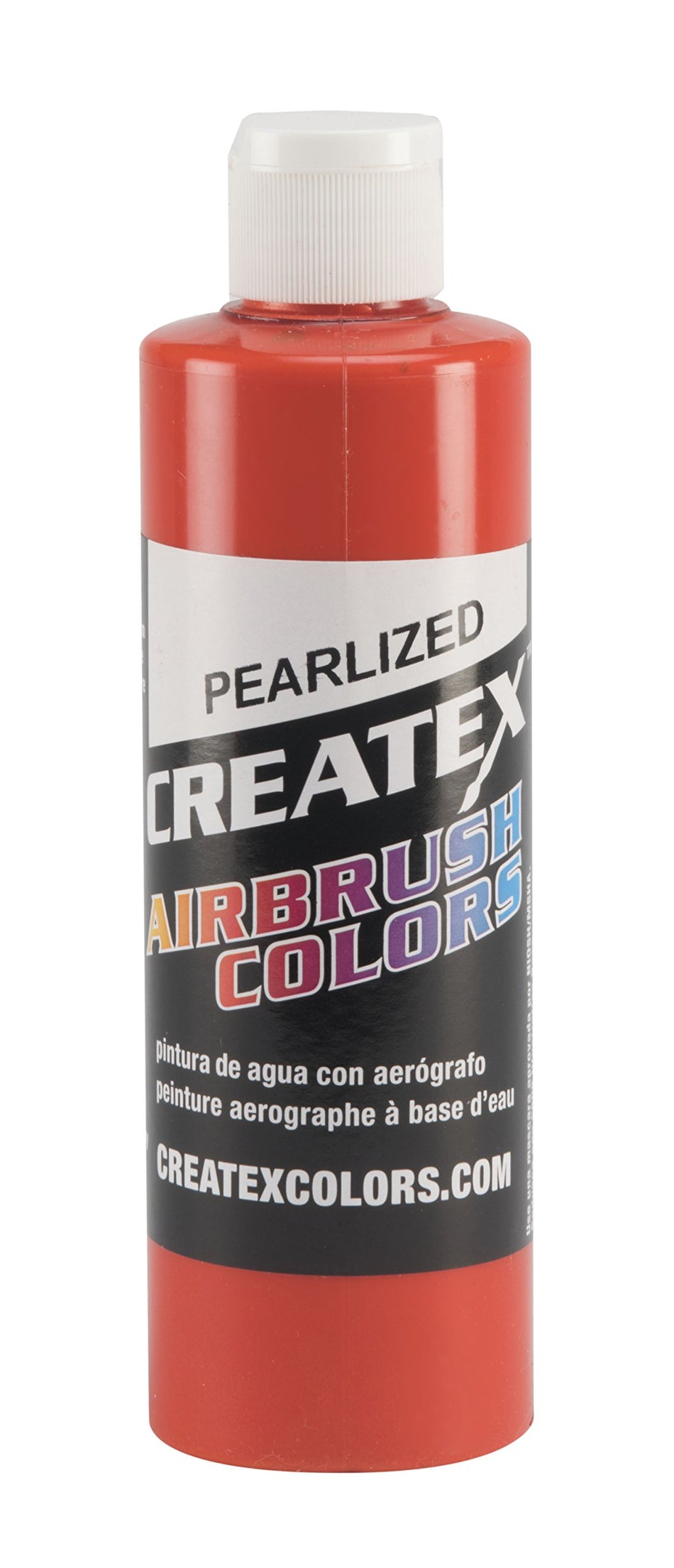 Createx Colors Paint for Airbrush, 8 oz, Pearl Tangerine