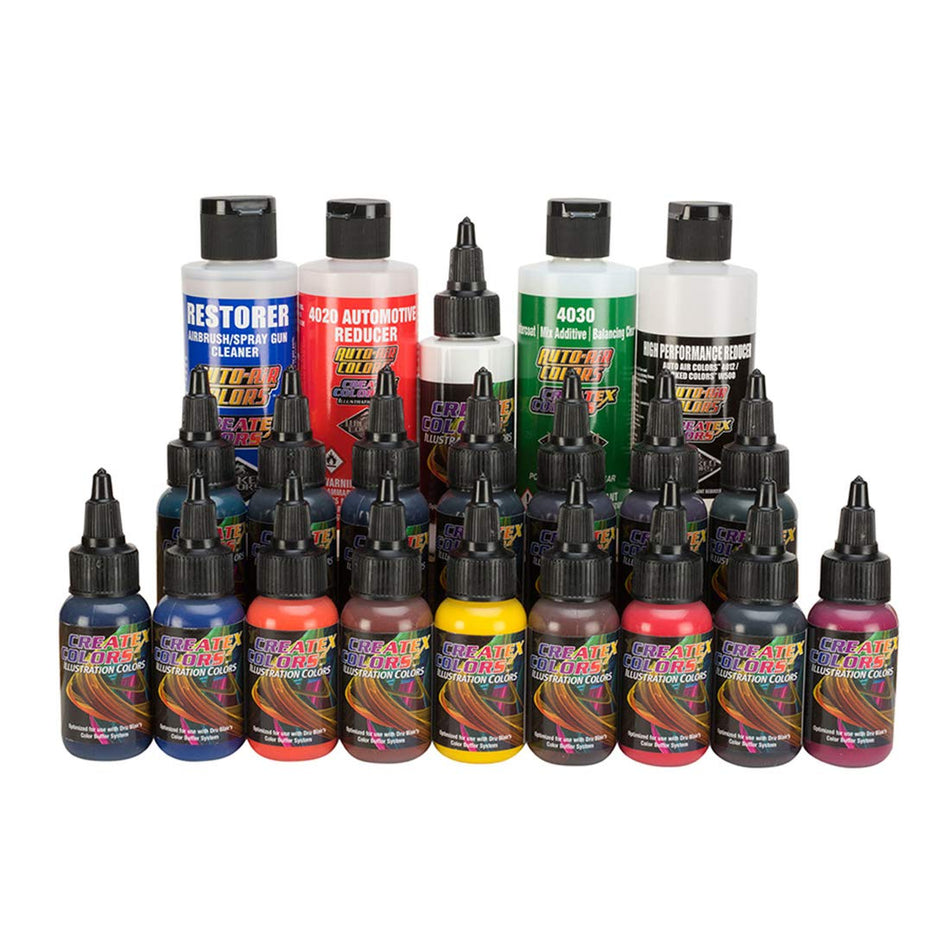 Createx Colors 5084-A Illustration Colors Box Set