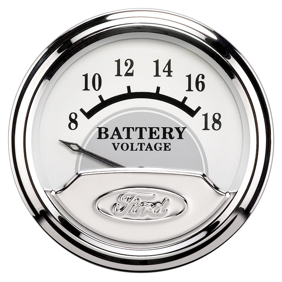 Auto Meter 880354 Ford Racing Series Electric Voltmeter Gauge