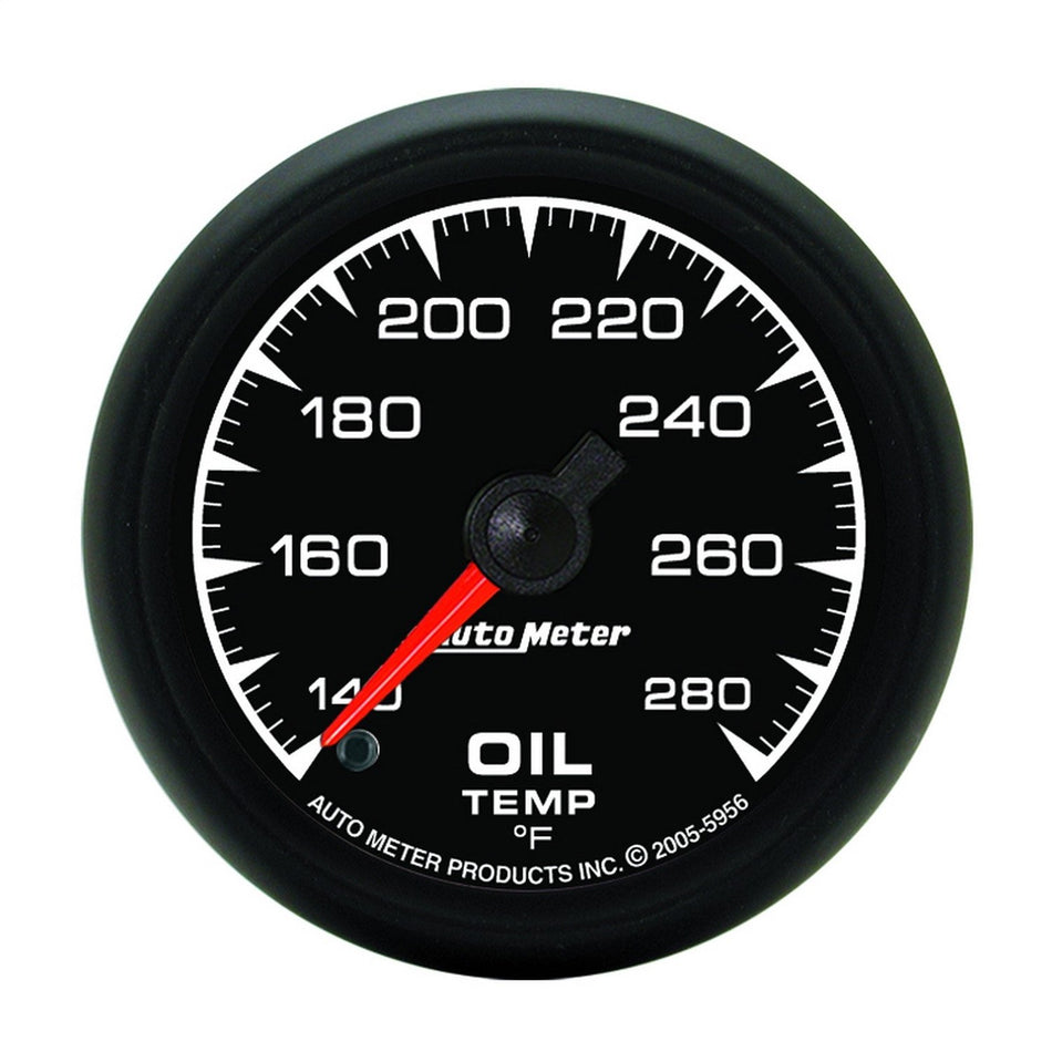 Auto Meter 5956 ES 2-1/16 140-280 F Full Sweep Electric Oil Temperature Gauge