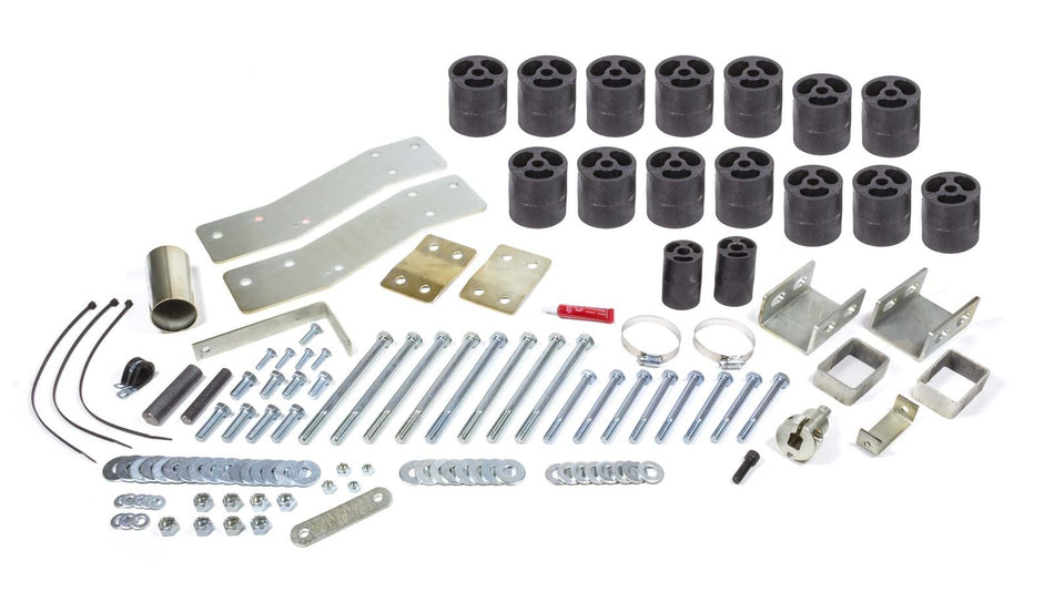 Performance Accessories, Dodge Dakota Gas Std/Ext/Quad Cab 3 Body Lift Kit, fits 2000 to 2002, PA60043, Made in America