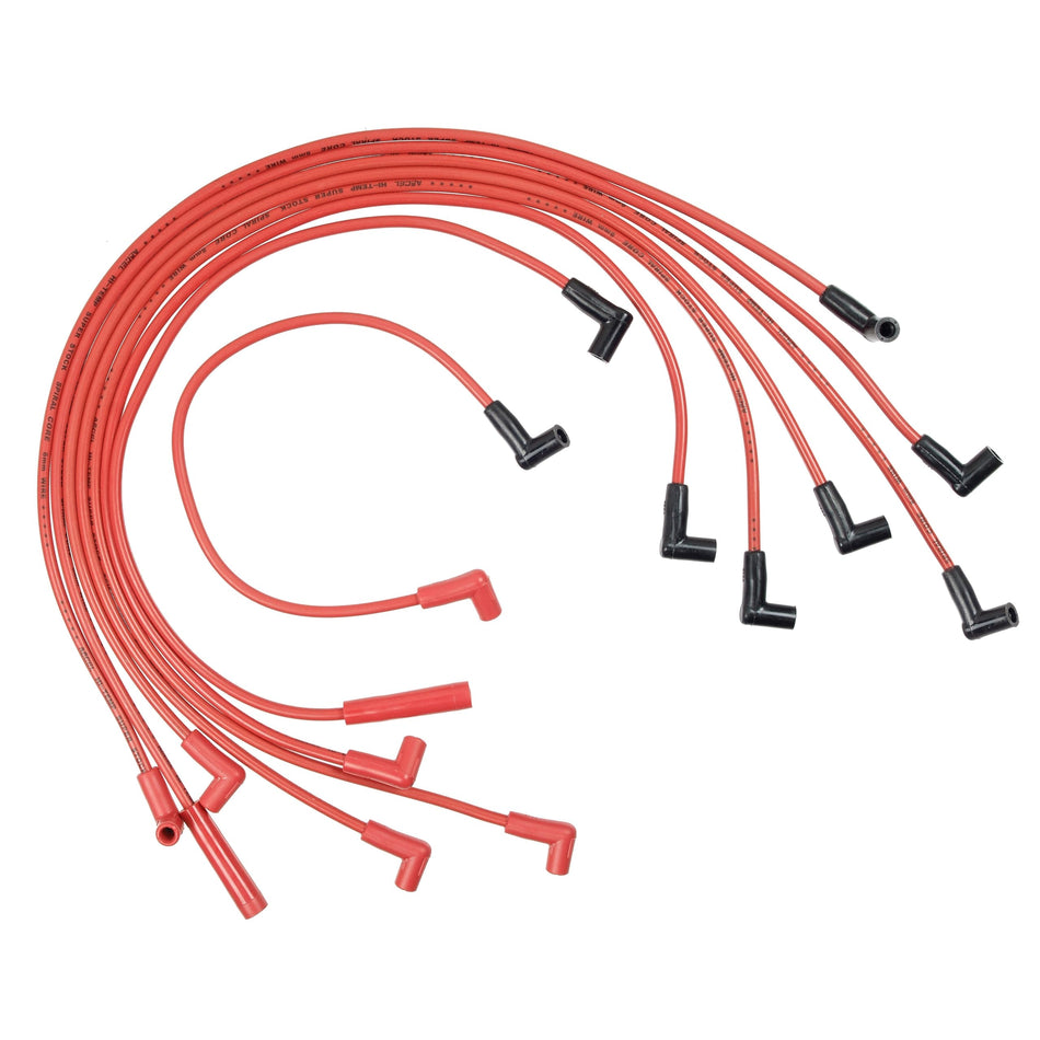 ACCEL 5049R Spark Plug Wire Set - Super Stock Spiral 8mm - Red
