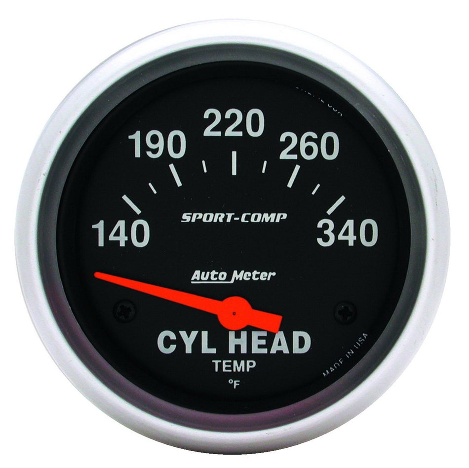 Auto Meter 3536 Sport-Comp Electric Cylinder Head Temperature Gauge