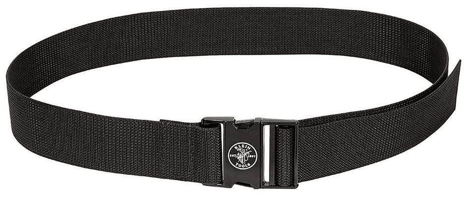 Klein Tools Unisex Adult PowerLineu2122 Web Work Belt, Black, 52-Inches 1372 Mm US