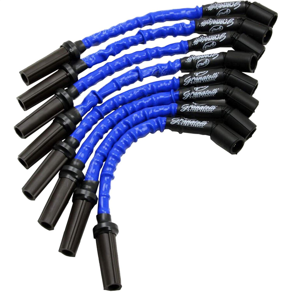 Granatelli Motorsports 28-1545HTBL LT1 6.2L V-8 Hi-Perf C-N-P Ignition Wire Connector Kit, w/Blue High Temp Silicone Jacketing