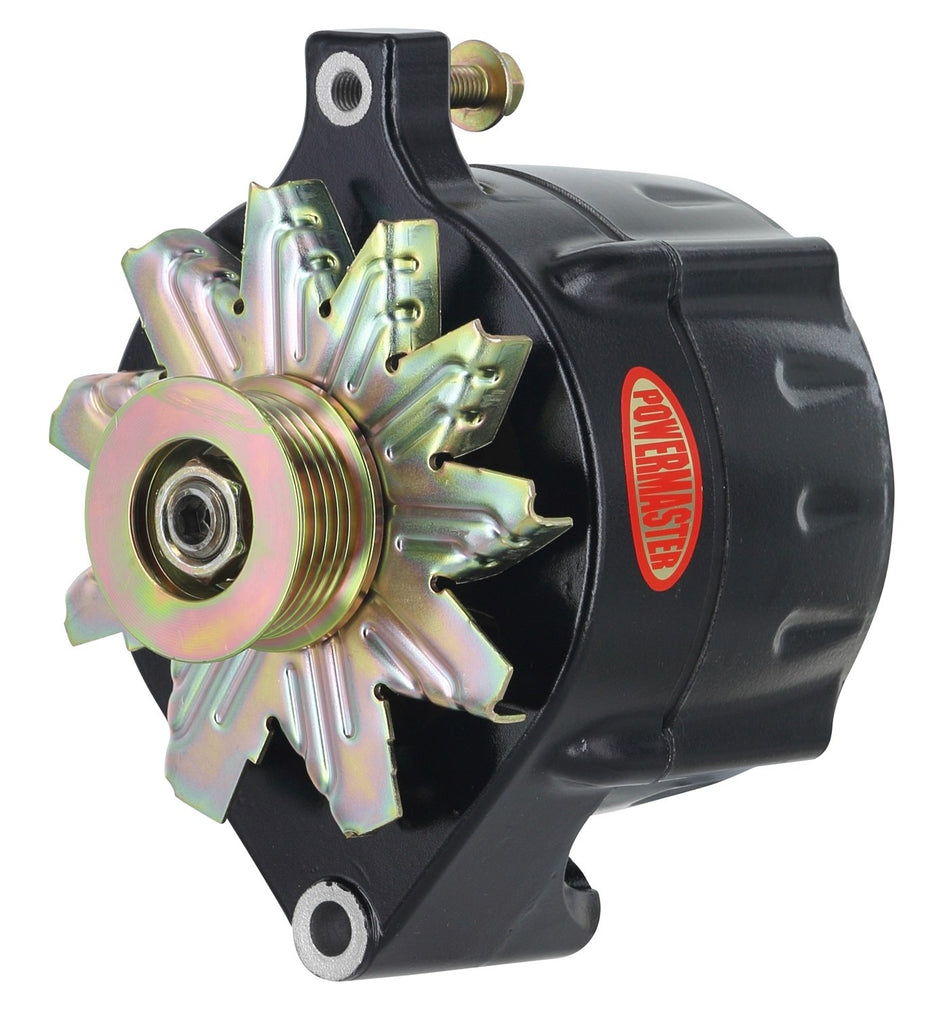 Powermaster 8-57148 Alternator (Ford Upgrade Black 150A XS Volt Smooth Look 6 grv Pulley), 1 Pack