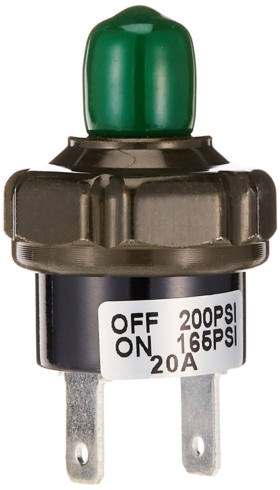 Viair 90103 165/200 PSI Pressure Switch, Black