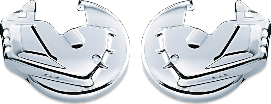 Kuryakyn 7450 Motorcycle Accent Accessory: Front End Rotor Covers for Honda Gold Wing GL1800 & F6B Motorcycles, Chrome, 1 Pair