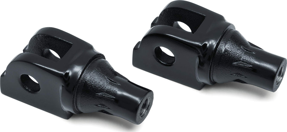 Kuryakyn Tapered Driver Peg Adapter for '18-'19 Softail, Gloss Black