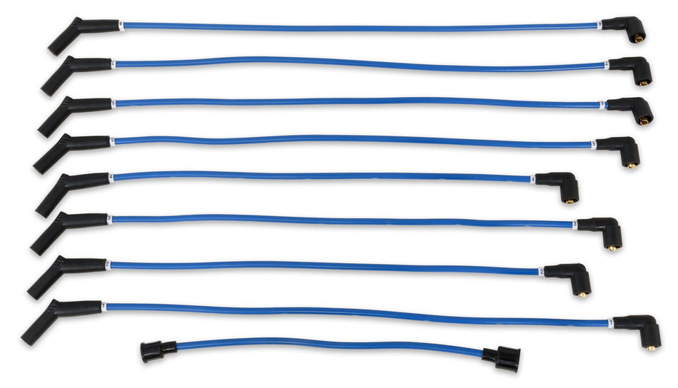 Scott Drake C5OZ-12259-BL8 289-302 8mm Ford Logo Ignition Wires