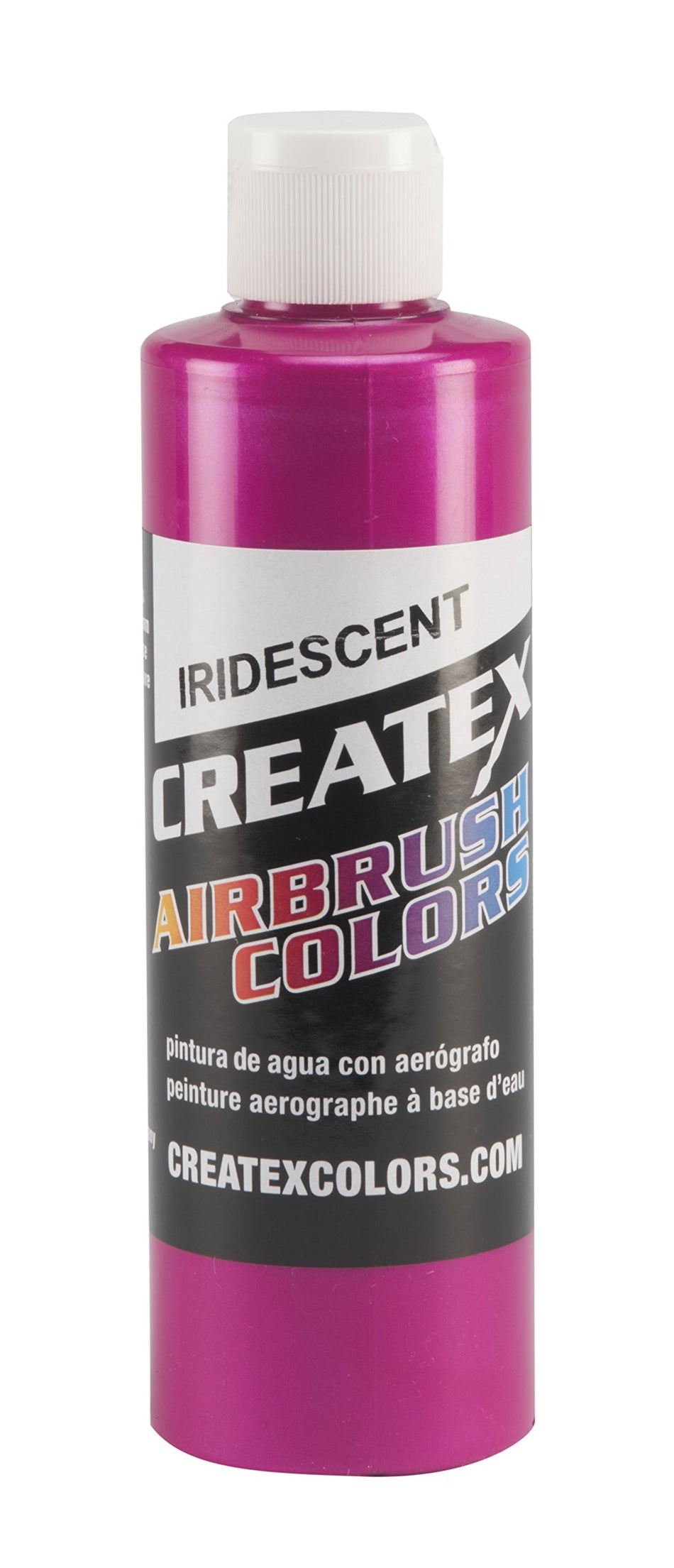 Createx Colors Paint for Airbrush, 8 oz, Iridescent Fuchsia