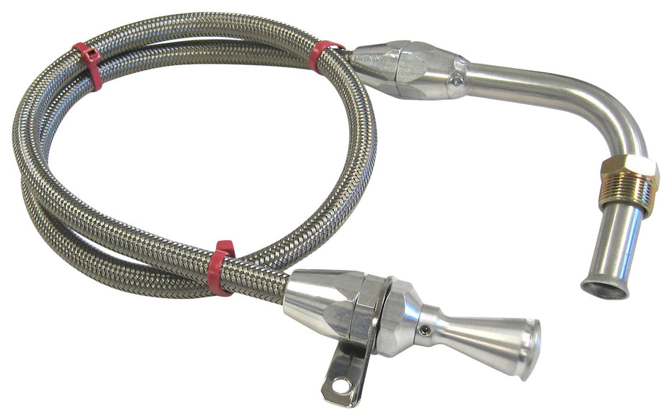 Lokar TD-30C4FMPAN36 36 Hi-Tech Pan Firewall Mount Transmission Dipstick for Ford C-4 Transmission