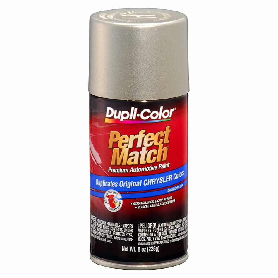 Dupli-Color EBCC04027 Perfect Match Automotive Spray Paint u2013 Chrysler Driftwood Satin Metallic, PFA/MFA/PFK/RFK u2013 8 oz. Aerosol Can