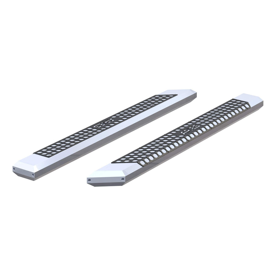 ARIES 2055875 AdvantEDGE Chrome Aluminum 75-Inch Truck Running Boards, Brackets Sold Separately