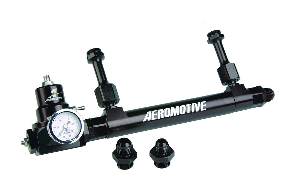 Aeromotive 17249 Adjustable Fuel Log with (13214) 2-Port Regulator