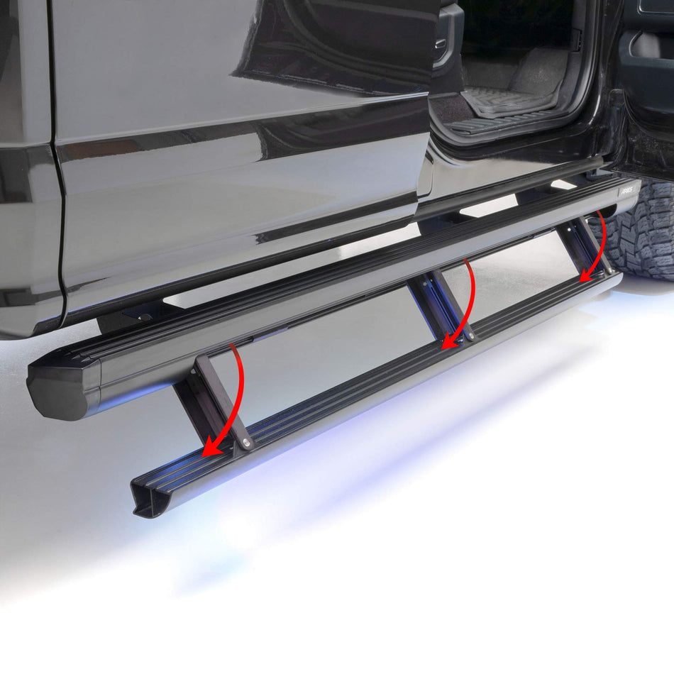 ARIES 3048326 ActionTrac 83-Inch Retractable Powered Running Boards, Select Ford F-150 Crew Cab