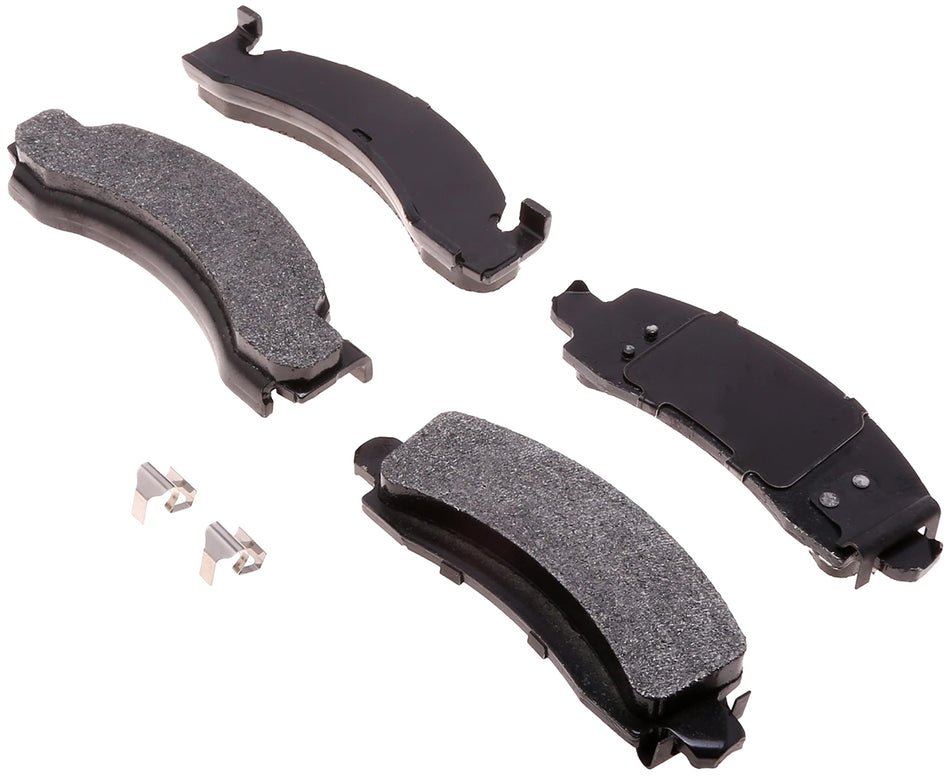 ACDelco Gold 17D149MH Semi-Metallic Front and Rear Disc Brake Pad Set with Clips