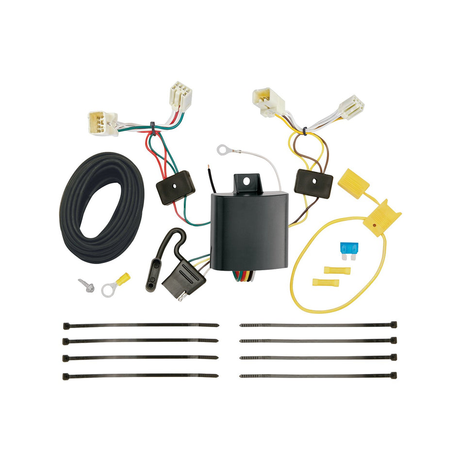 Tekonsha T-Oneu00ae T-Connector Harness, 4-Way Flat, Compatible with Select Hyundai Elantra
