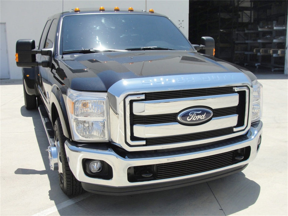 T-Rex Grilles 2011-2016 Super Duty Billet Grille, Black, 4 Pc, Overlay - PN #21546B