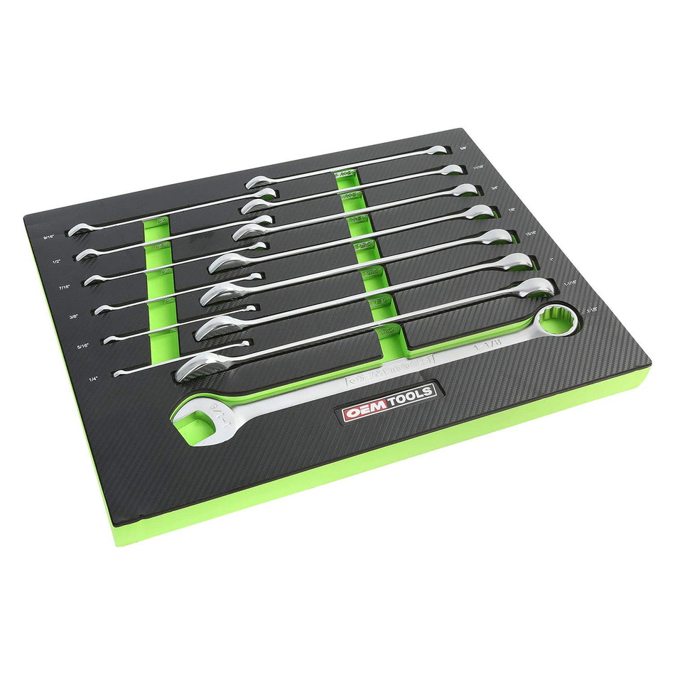 OEMTOOLS 23993 Count Combo Wrench Set (14 Piece - SAE)