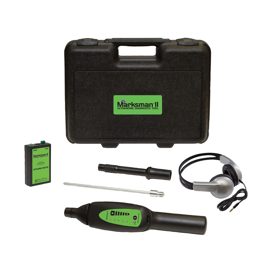 Tracerline TP-9367L MARKSMAN II Ultrasonic Diagnostic Tool - 5-LED Indicator, Automatic Gain Control, Touch-control, Internal Noise Control, Ultrasonic Emitter, Made in USA