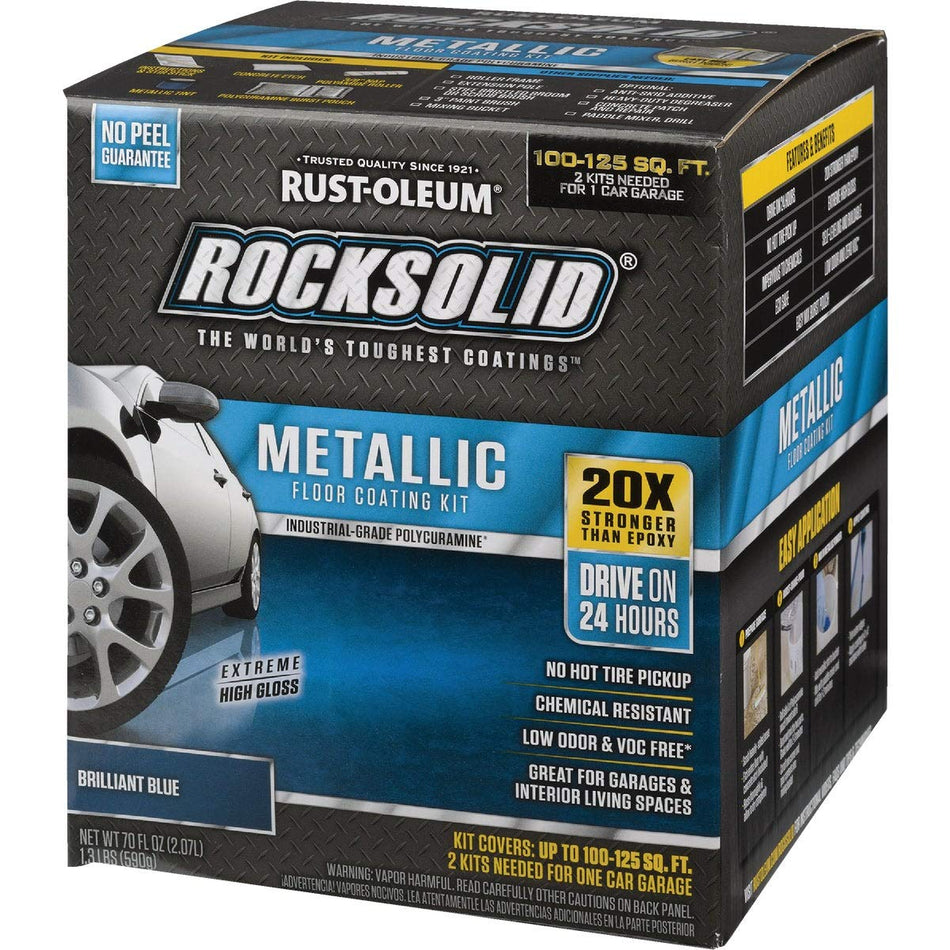 Rust-Oleum RockSolid Brilliant Blue Epoxy Floor Paint 70 oz.