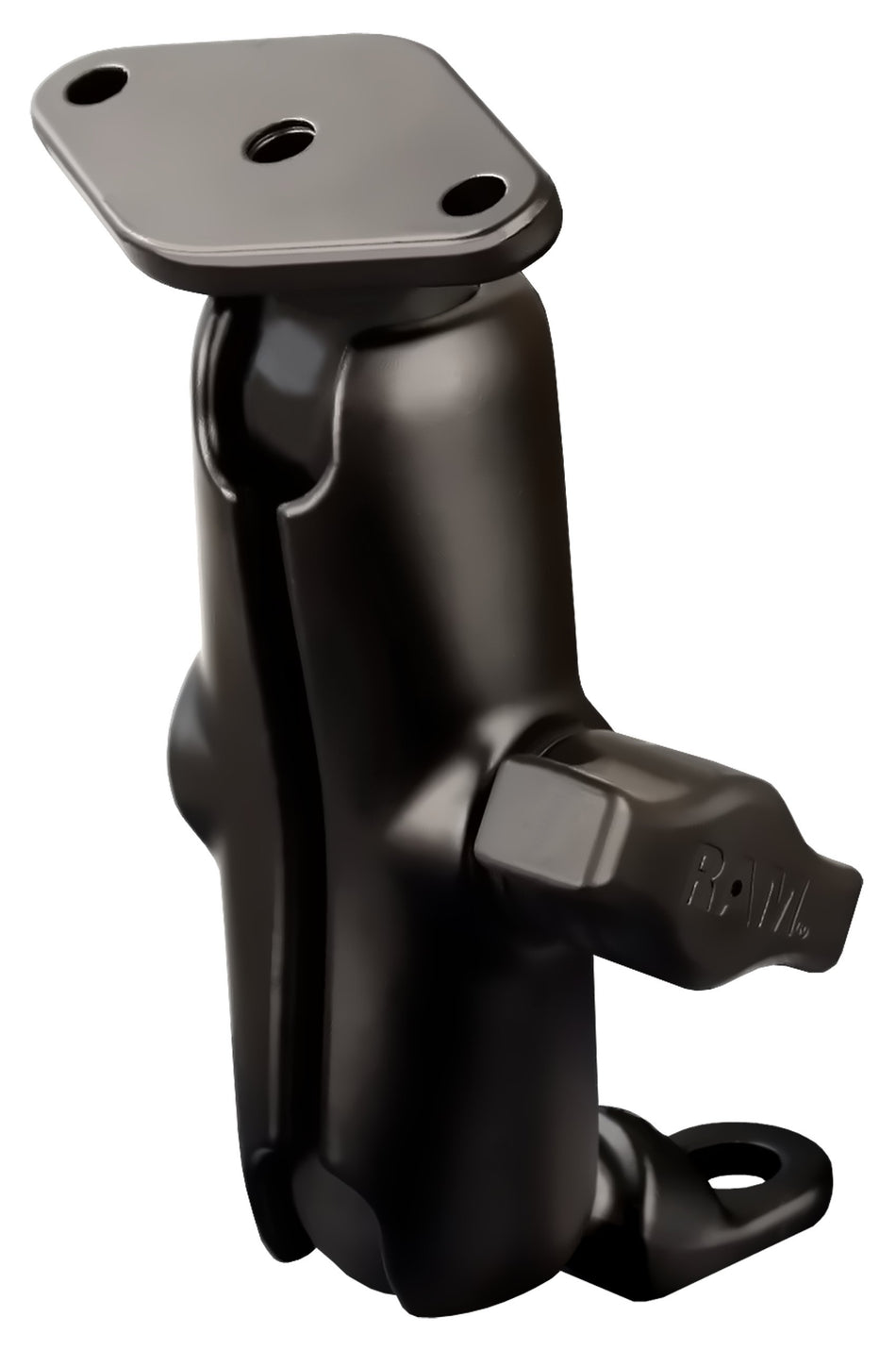 Ram Mount RAM-B-180U Double Ball Motorcycle Mount with Angled Base