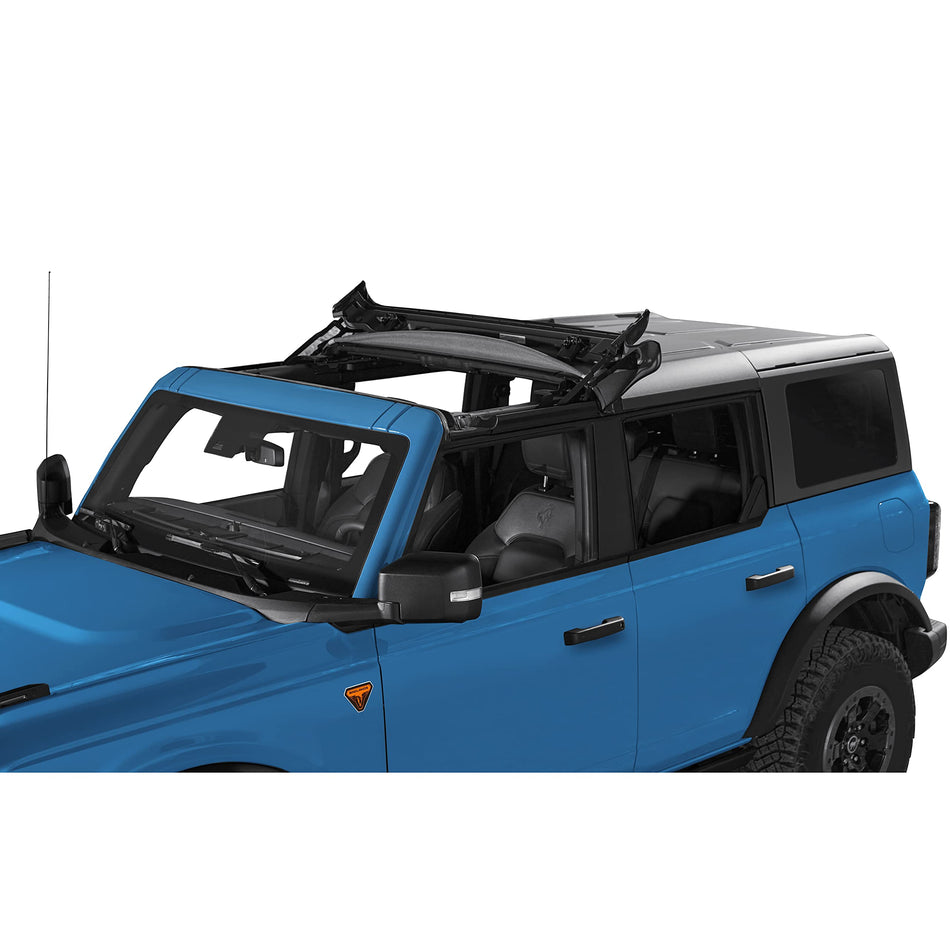 Bestop 5246135 Bronco Sunrider for Hardtop - '21-Current Bronco 4-Door (Black Diamond)