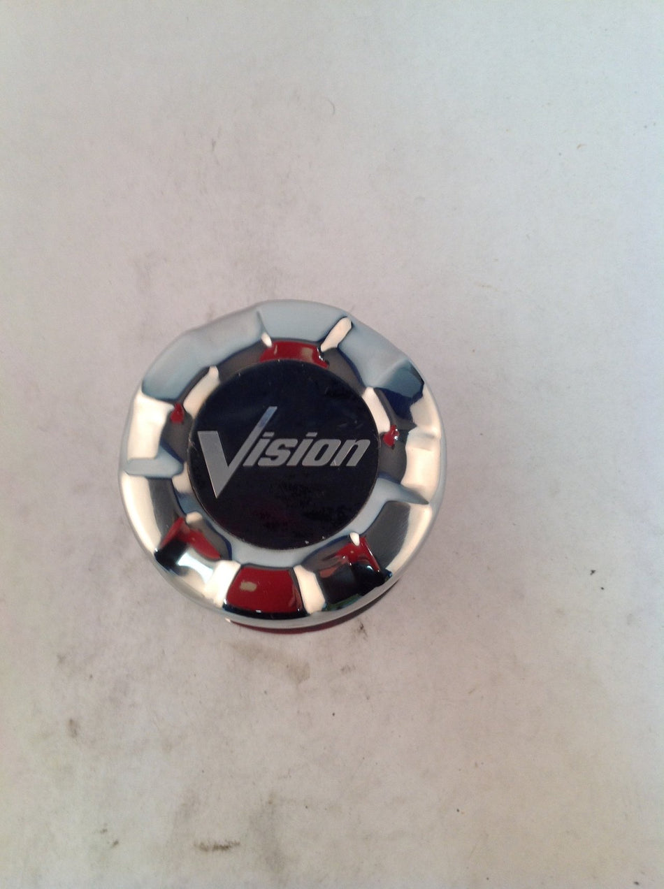 Vision Baja Old Logo 171 Polished 8 Lug Center Cap C171-V02 Chevy Truck VIS41
