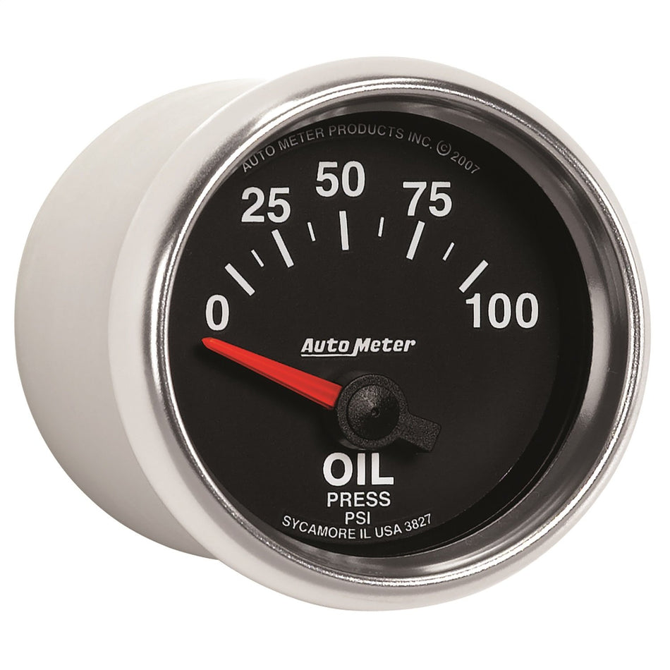 Auto Meter 3827 GS 2-1/16 0-100 PSI Oil Pressure Gauge