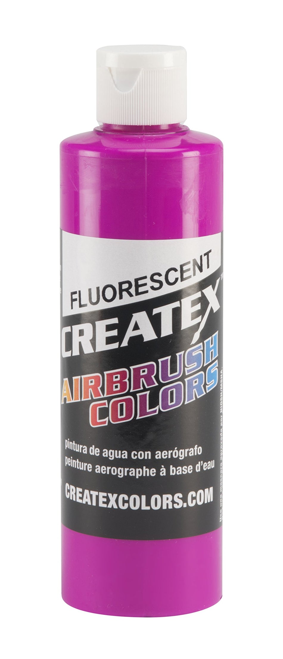 Createx Colors Paint for Airbrush, 8 oz, Fluorescent Raspberry