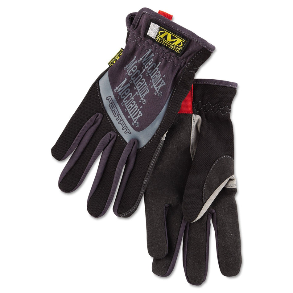 Fastfit Work Gloves, Black, Medium