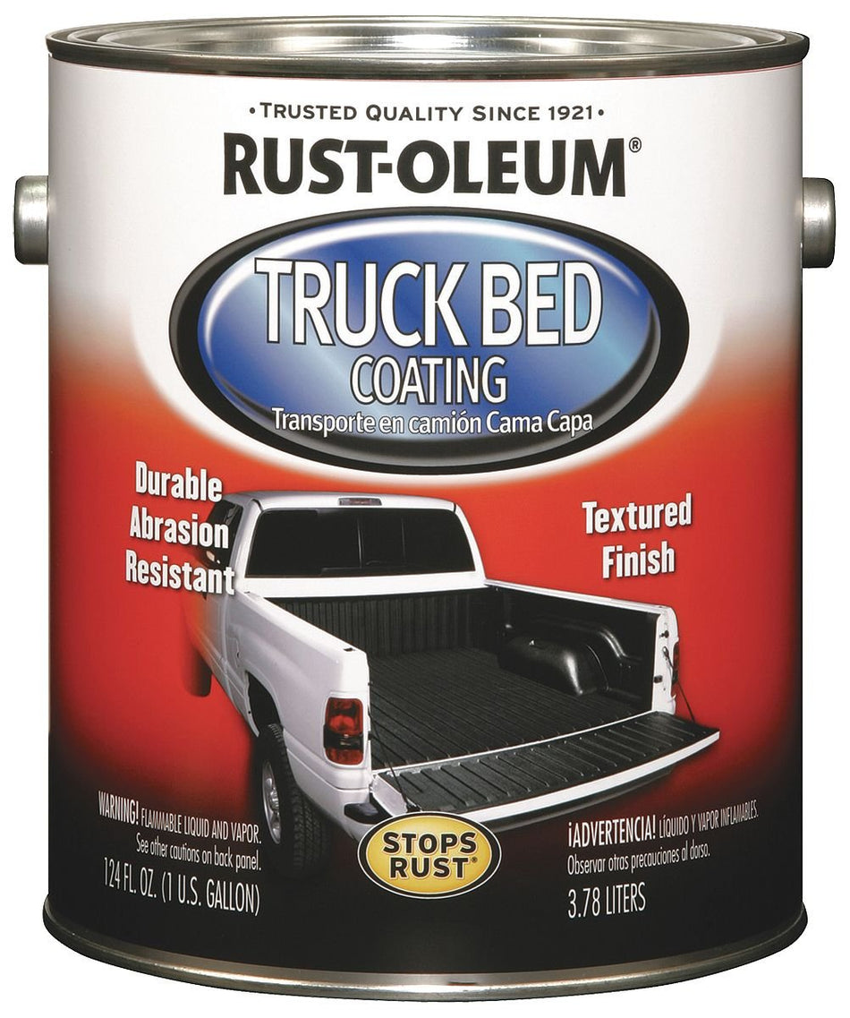 Rust-Oleum Truck Bed Coating, 1gal., Black, 128 Fl Oz (Pack of 1)