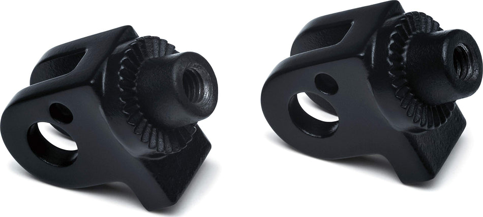 Kuryakyn Front or Rear Splined Peg Adapters for Triumph, Satin Black