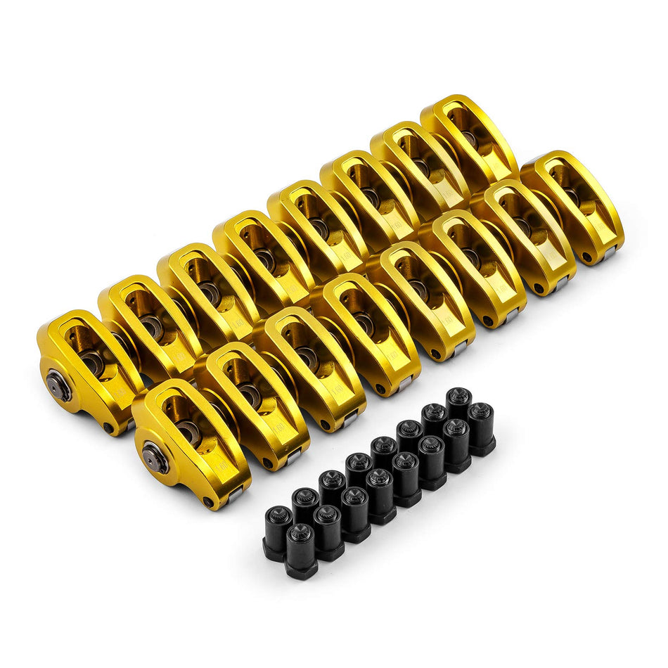 Speedmaster PCE261.1008.01 Fits Chevy SBC 350 1.6 Ratio 3/8 Aluminum Roller Rocker Arms Set