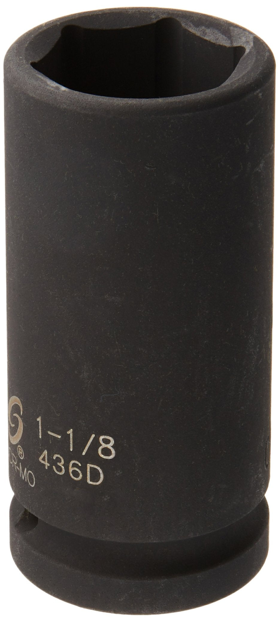 SUNEX TOOLS 436D 3/4 Drive Deep 6 Point Impact Socket 1-1/8
