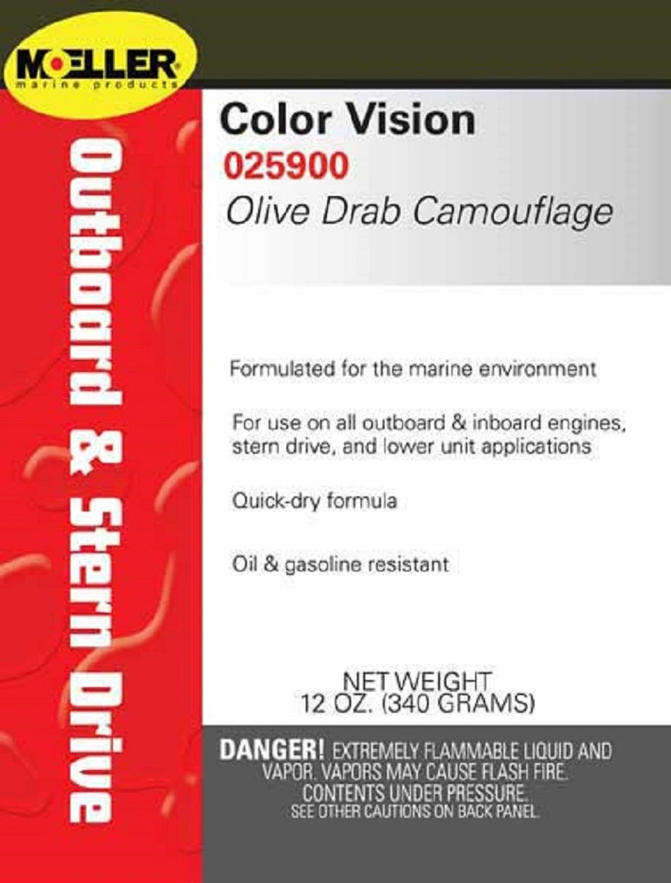 Color Vision Paint Color: Olive Drab Camo
